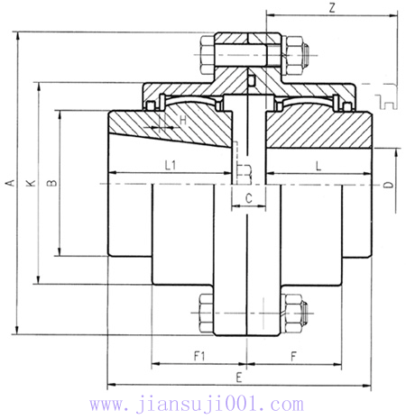 DY-SMA型Mill Motor用雙面嚙合聯(lián)軸器