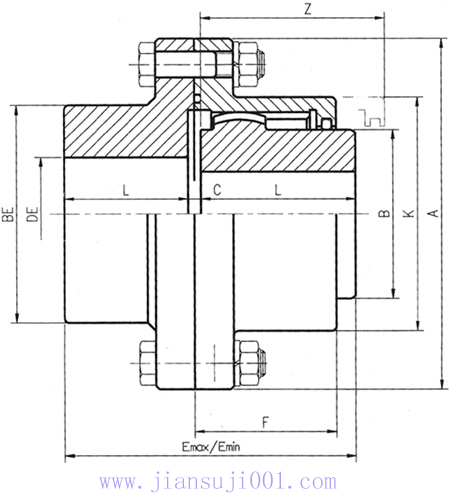 DY-MEB型單面嚙合單面滑動(dòng)聯(lián)軸器