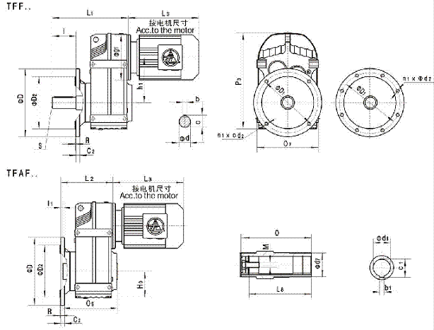 TFF��TFAFϵ��ƽ���Sб�X݆�p�ٙC�İ��b�ߴ�