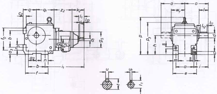 SW斜齒輪—蝸輪蝸桿減速電機(jī)