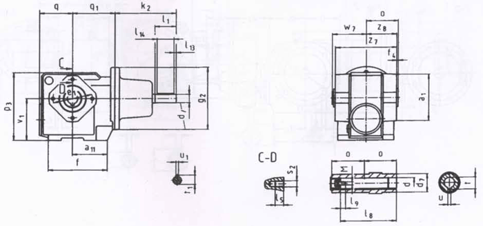 SW斜齒輪—蝸輪蝸桿減速電機(jī)