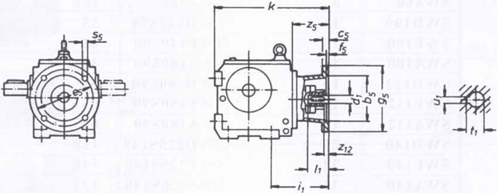 SW斜齒輪—蝸輪蝸桿減速電機(jī)