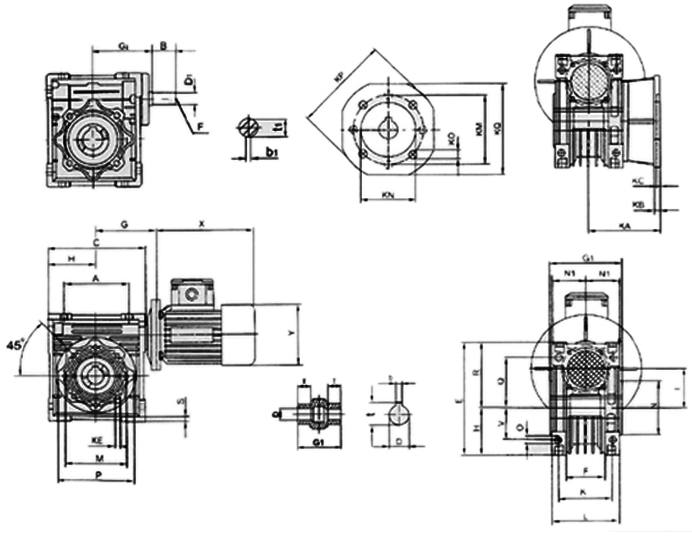 WJL系列蝸桿減速機