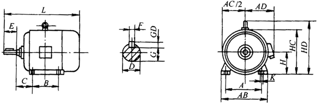 YTPSϵ�н���׃�l�{(di��o)�����ஐ��늄�(d��ng)�C(j��)���γߴ磨H80��200mm��