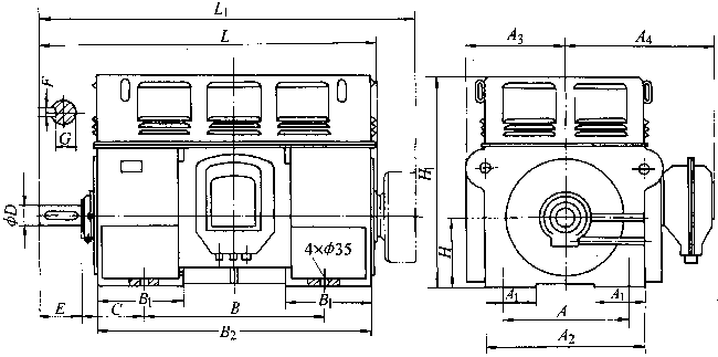 Y��YRϵ���������ஐ��늄әC���μ����b�ߴ磨660V��